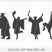 Graduation Svg, Graduate Silhouette, Graduate SVG Cut Files, Graduate ...