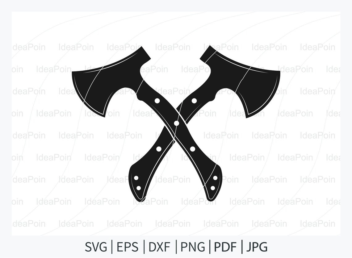 Axe Svg Crossed Firefighter Axe Svg Cross Axe Svg Etsy