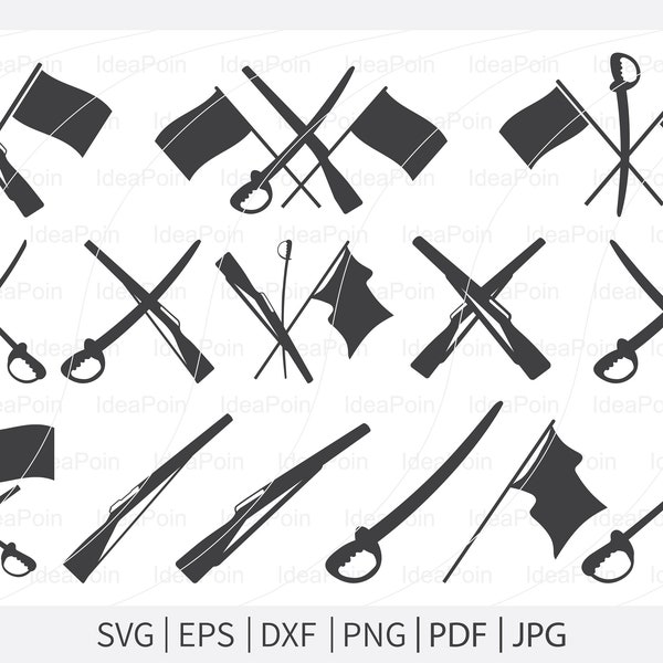 Color Guard SVG, Marching Band svg, black color guard rifle,  Color Guard Flags SVG, saber for color guard svg, Color Guard Rifle Sabre dxf