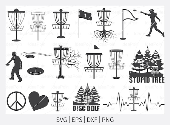 Disc Golf SVG Disc Golf Vector Disc Golf Logo Disc Golf | Etsy