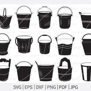 Bucket SVG, Bucket Vector, Bucket Svg Bundle, Old Bucket Svg, Bucket ...