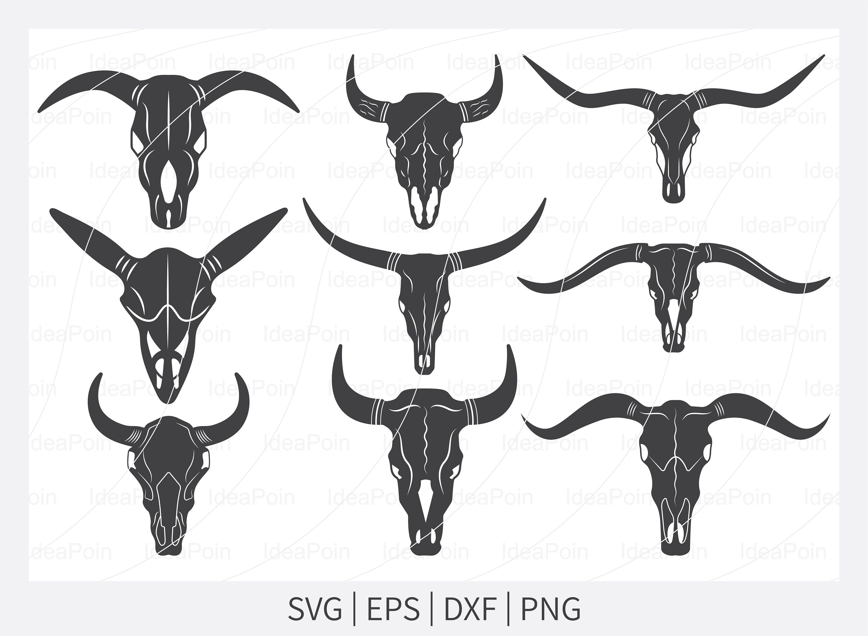 Bull SVG – Bull Silhouette – Bull Bundle – Only $10 - MasterBundles