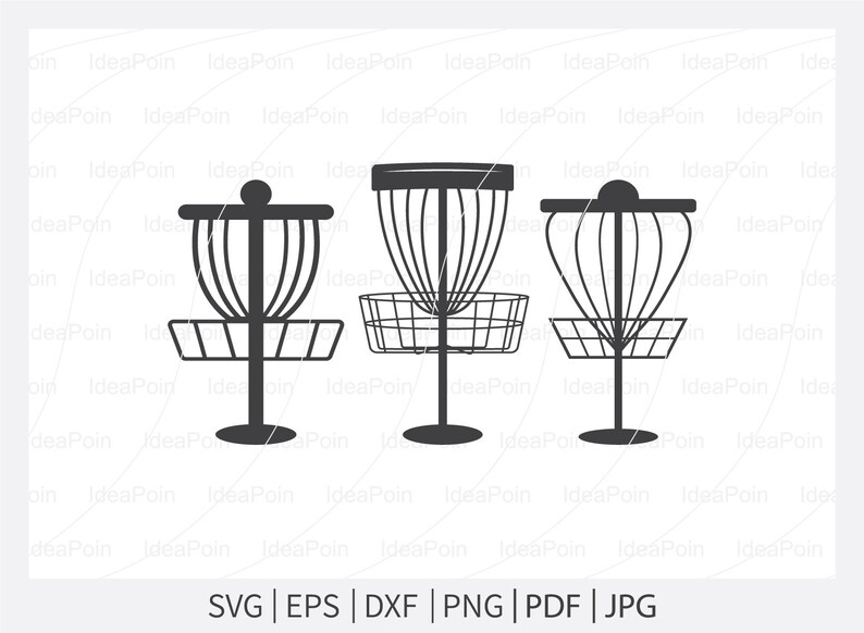 Disc Golf Basket Svg Disc Golf SVG Disc Golf Basket Clipart Etsy
