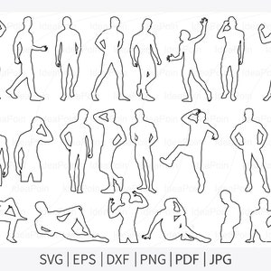Sexy Mann Umriss svg, Sexy Mann Vektor, Sexy Mann Umriss, Schatten sexy Mann, Sexy svg, männliches Modell svg, Sexy Mann Bundle