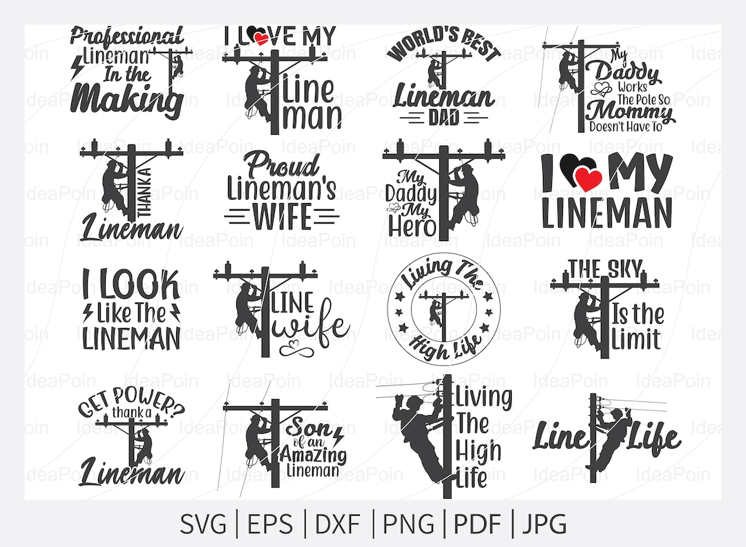 Lineman Svg, Lineman Svg Bundle, Lineman Png, Lineman Daddy Svg