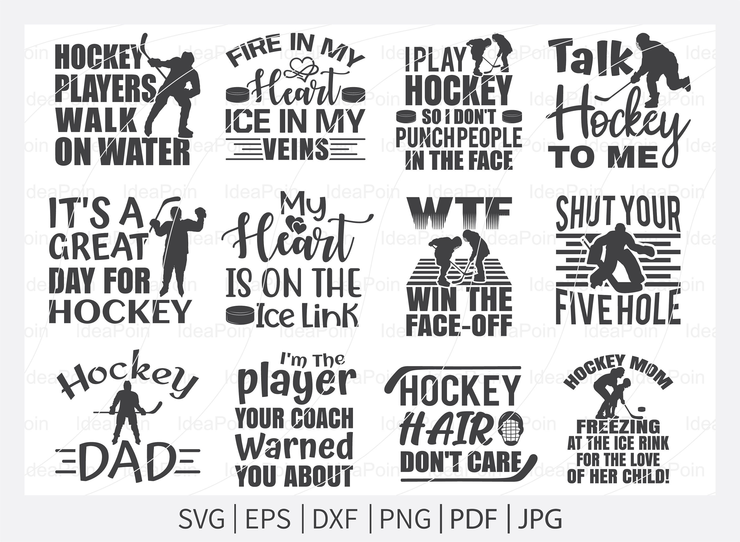 Hockey Sayings SVG Hockey SVG Hockey Team Svg Hockey Mom -  Canada in  2023