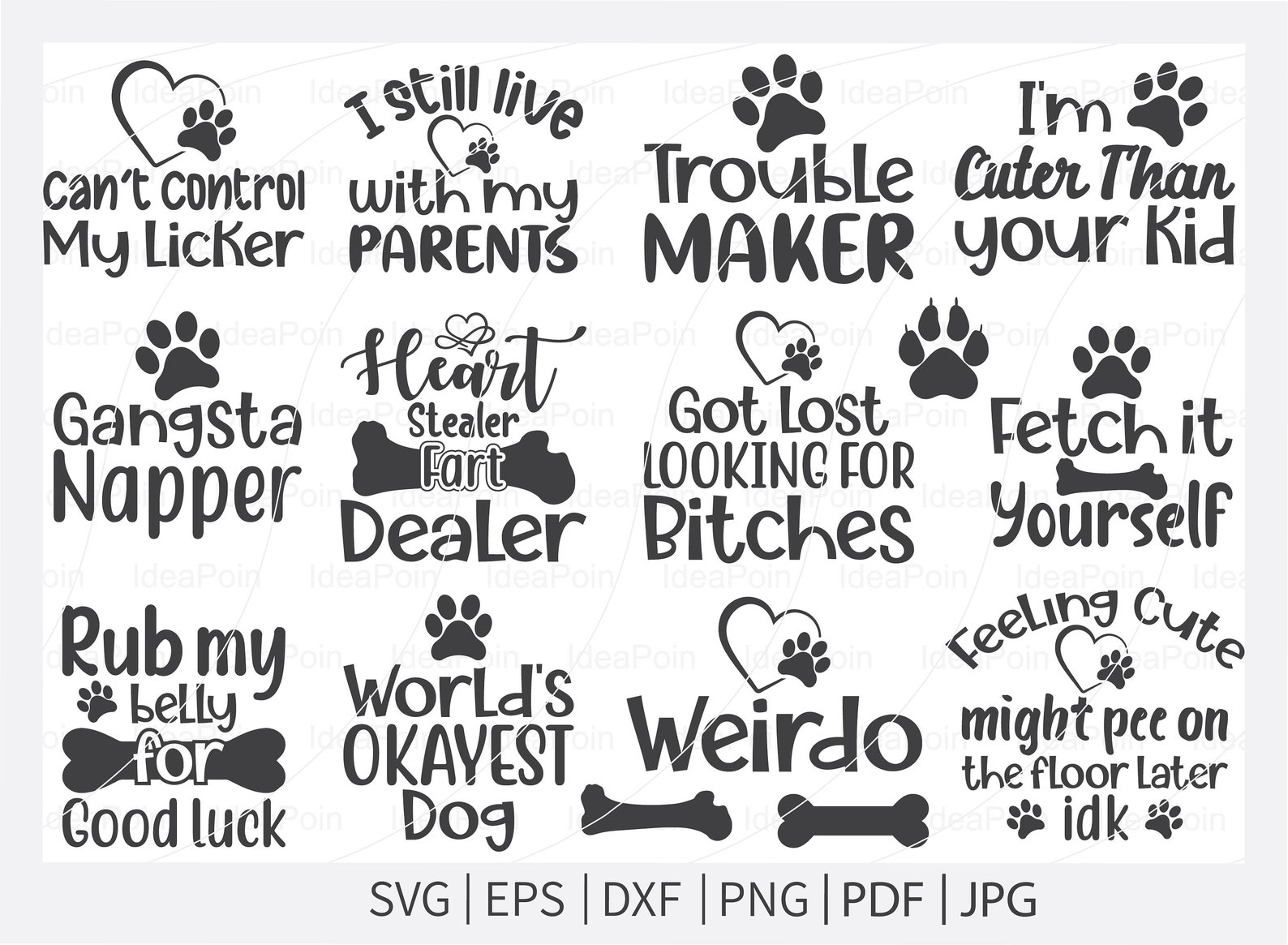 Dog Bandana Svg Dogs Svg Dog Bandana Svg Bundle Dog Shirt Etsy Canada