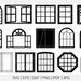 Windows SVG, Windows Bundle, Casement Svg, Window Frame Svg, Windows ...