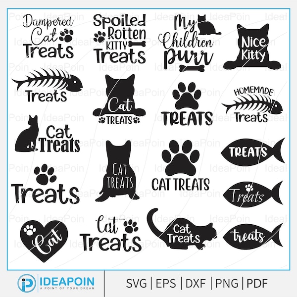 Cat Treat jar design, Funny Cat SVG Bundle, Cat SVG, Cat lady svg, Cat Treat Jar Svg Bundle, cat lover svg, cat treats svg bundle