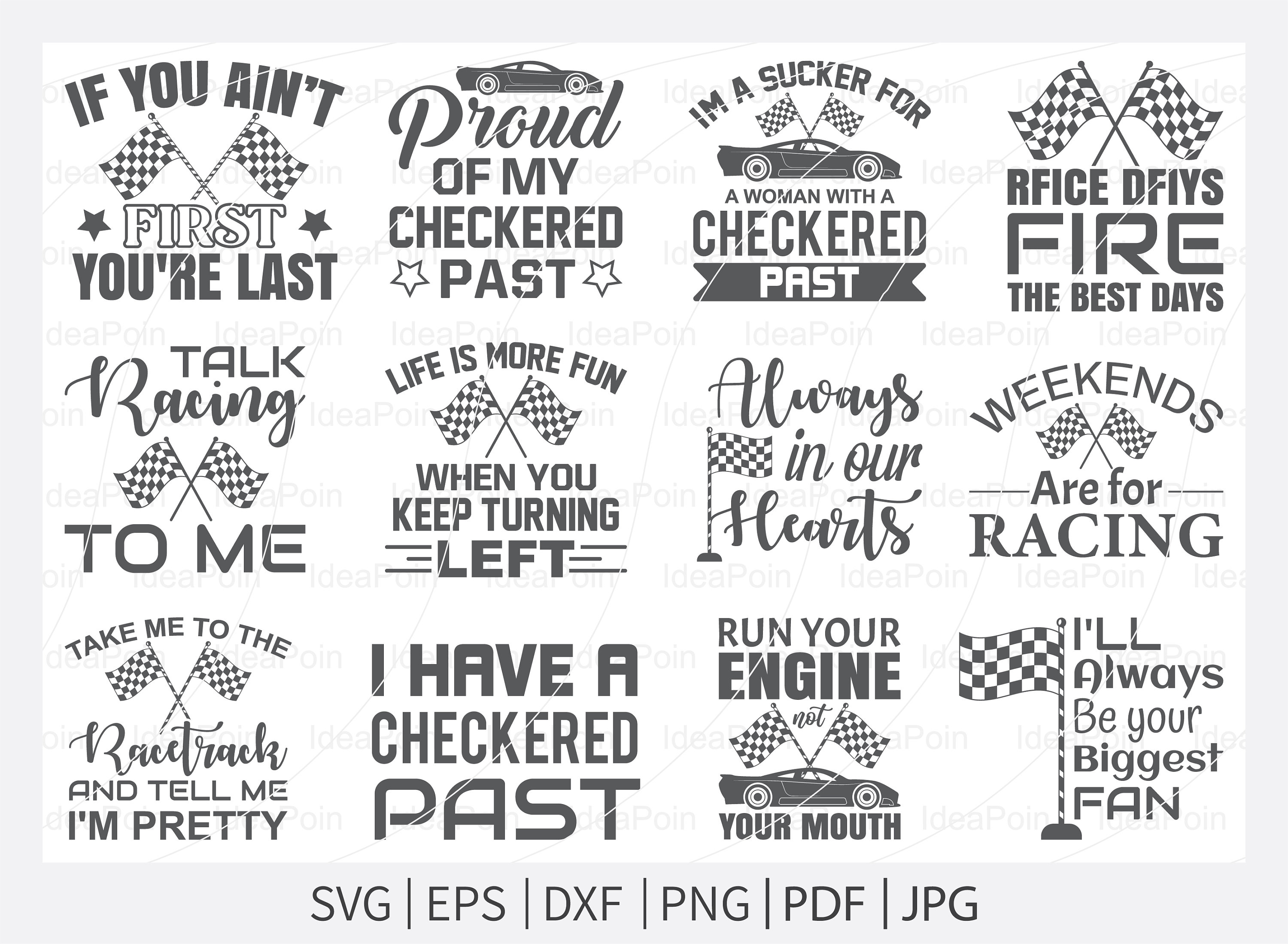 Racing Script SVG File Racing SVG Racing Text Racing 