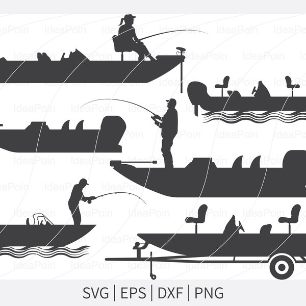 Bass Boot Svg Datei, Bass Angeln Svg, vorbei Angeln, Angeln Boot Svg, Angeln Mann, Angeln geschnitten Datei, Bass Boot Vektor, Vektor ClipArt, Svg