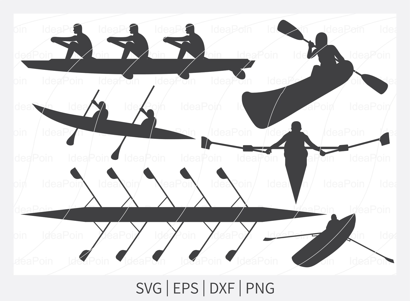 Rowing SVG Rowing SVG Bundle Rowing Oar Svg Rowing Etsy