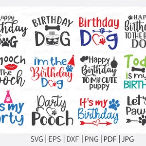 Aniversário Cachorro svg, Aniversário Cachorro Bandana, Cachorro Aniversário svg, Cachorro Engraçado Bandana svg, Dog Life svg, Pacote SVG de Bandana para Cachorro, Mãe de Cachorro, Cachorro png
