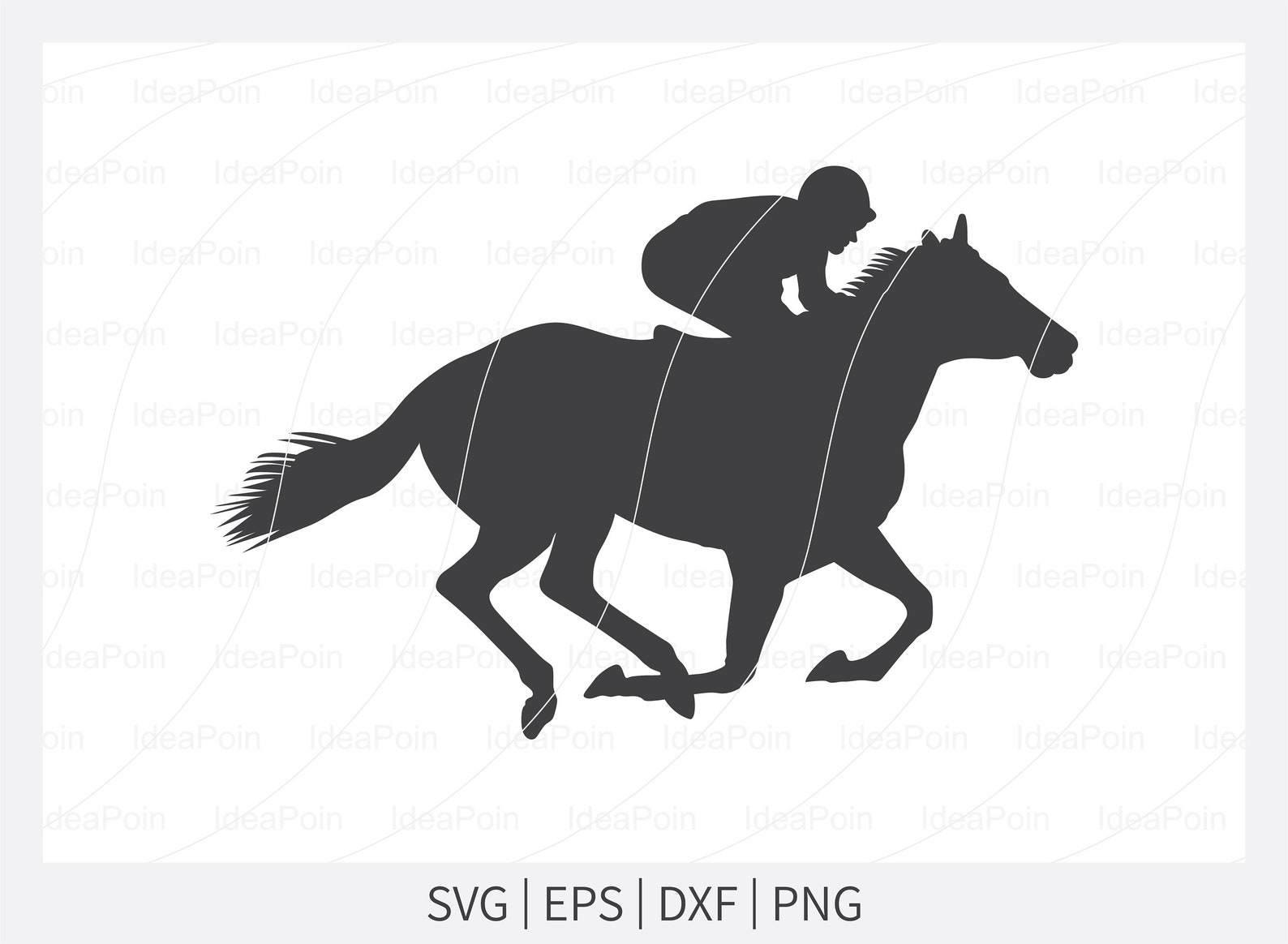 Horse Racing Svg Horse Racing Silhouette Jockey Svg Horse Etsy