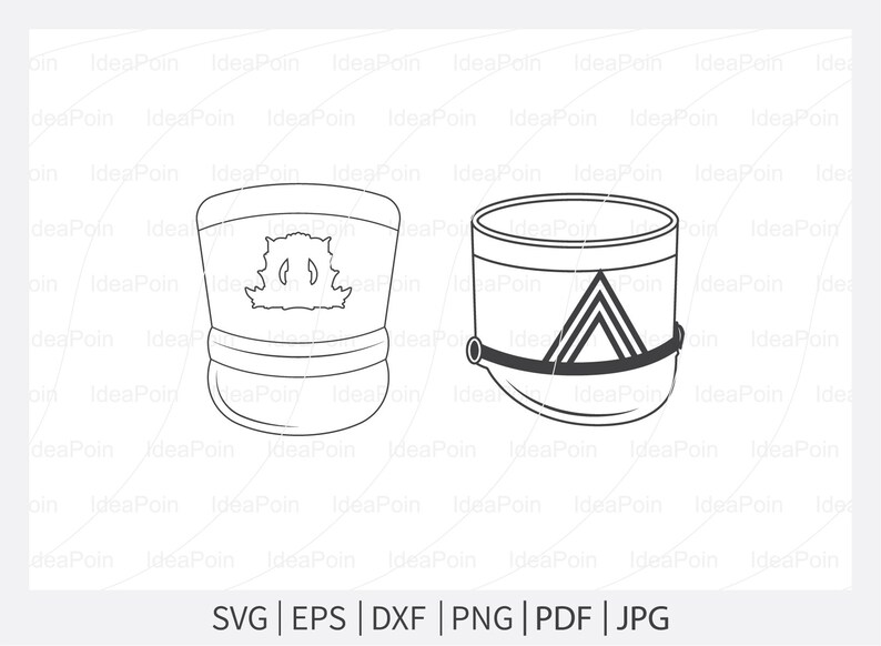 Marching Band Hat SVG Marching Band SVG Marching Band Hat Etsy