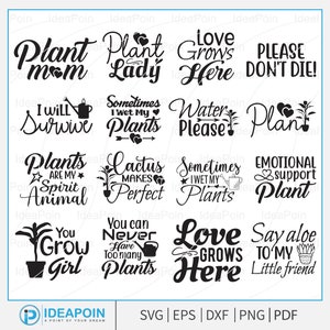 Pflanzenliebhaber SVG-Bundle, Pflanzenliebhaber SVG-Bundle, Pflanzenliebhaber SVG-Bundle, Zimmerpflanze SVG, lustiges Pflanzenzitat svg, Gartenzitat