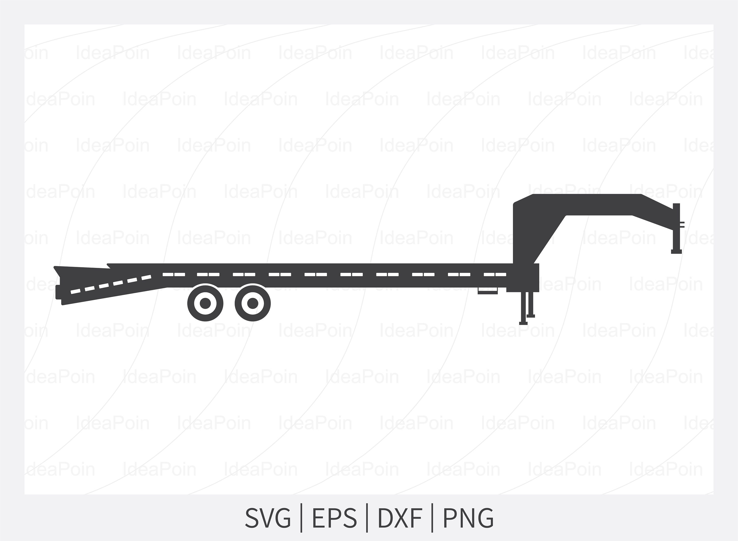 Big Tex Trailers SVG Flatbed trailer svg Flatbed Gooseneck | Etsy España