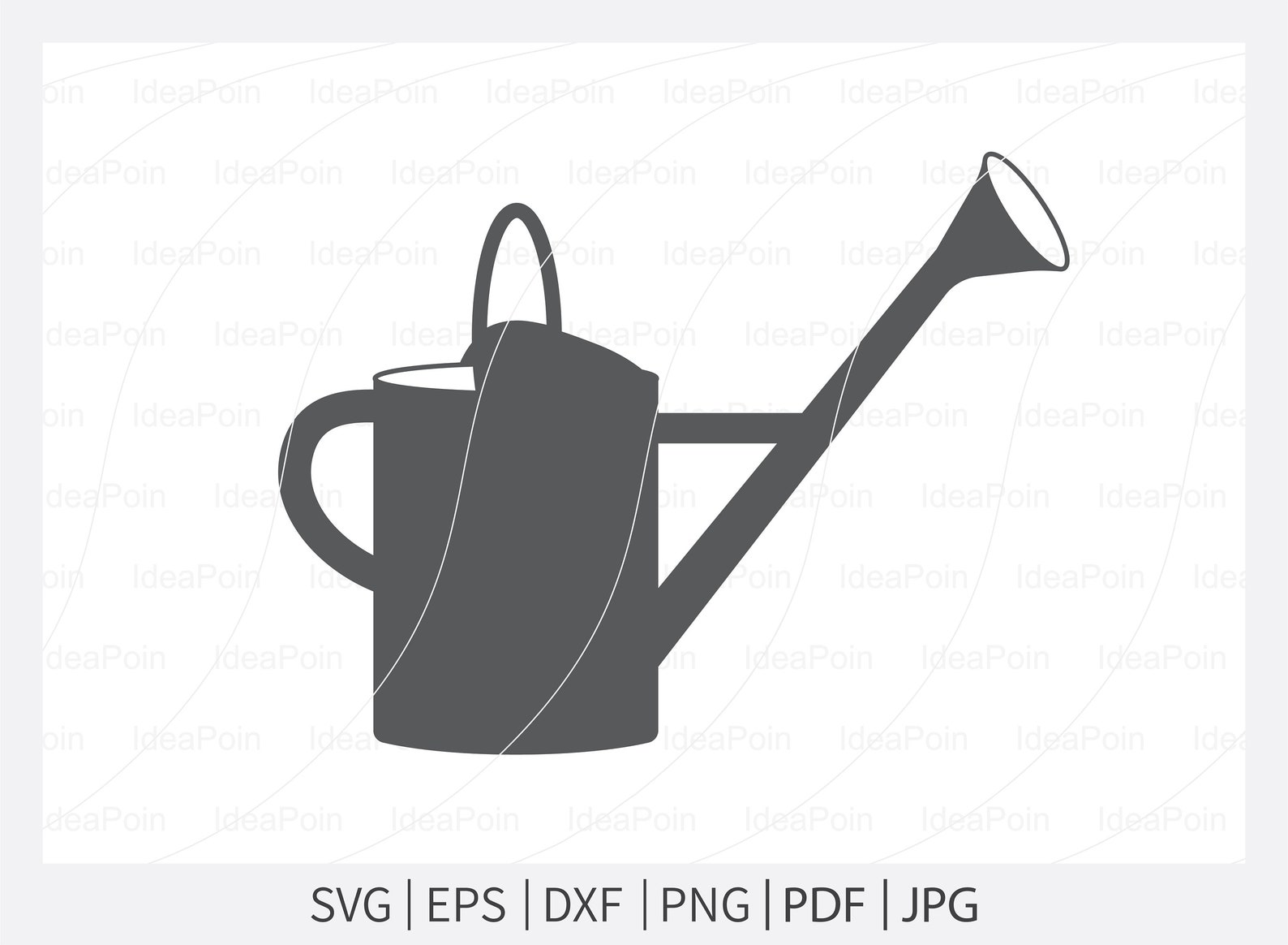 Watering Can SVG File Watering Can Silhouette Watering Can | Etsy