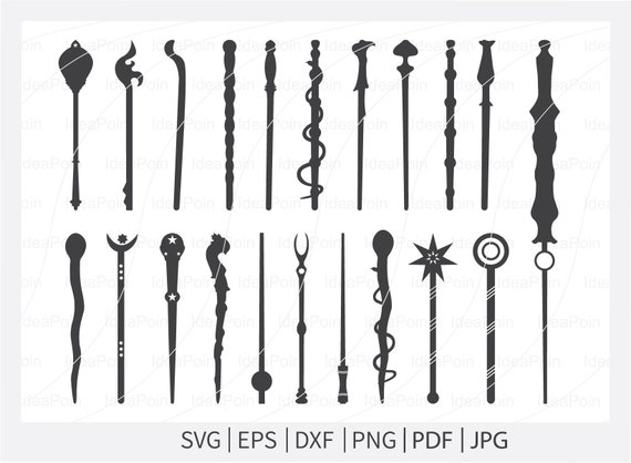Wands Svg, Wands Bundle, Wand SVG Bundle, Wand Clipart, Wizard Witches  Spells, Svg, Eps, Dxf, Png, Wands Clipart, Cricut Design Space - Etsy  Denmark