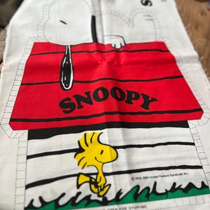 スヌーピー vintage ファブリック Snoopy Vintage Fabric - Etsy