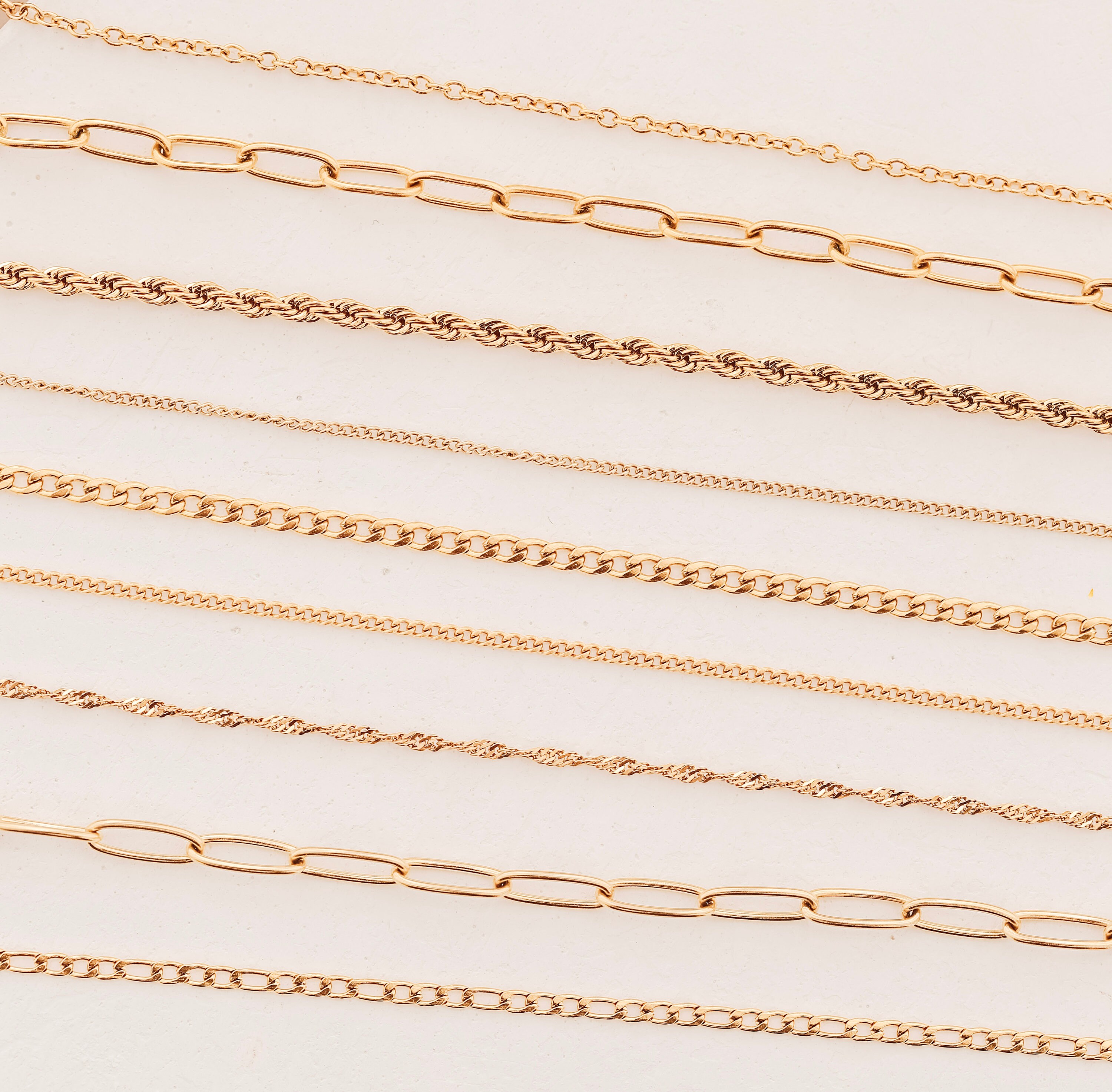Custom Gold Chains 18K Gold Filled Chain Waterproof Etsy Australia
