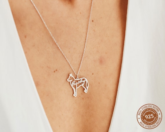 Pet necklace engraved deals