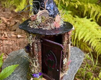 Haunted House, Halloween House, Witch House, Halloween Fairy House