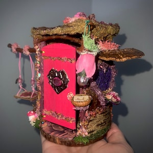 Handmade Fairy House, Fairy Decor, Fairy Door, OOAK