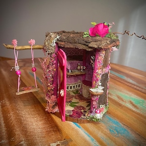 Handmade Fairy House, Fairy Decor, Fairy Door, OOAK