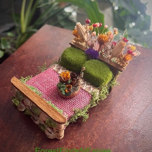 Fairy bed, fairy decor, fairy item, fairy furniture