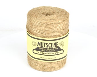 Nutscene 150 m garden cord craft yarn nature sustainably manufactured and biodegradable jute ribbon binding yarn craft cord package string yarn