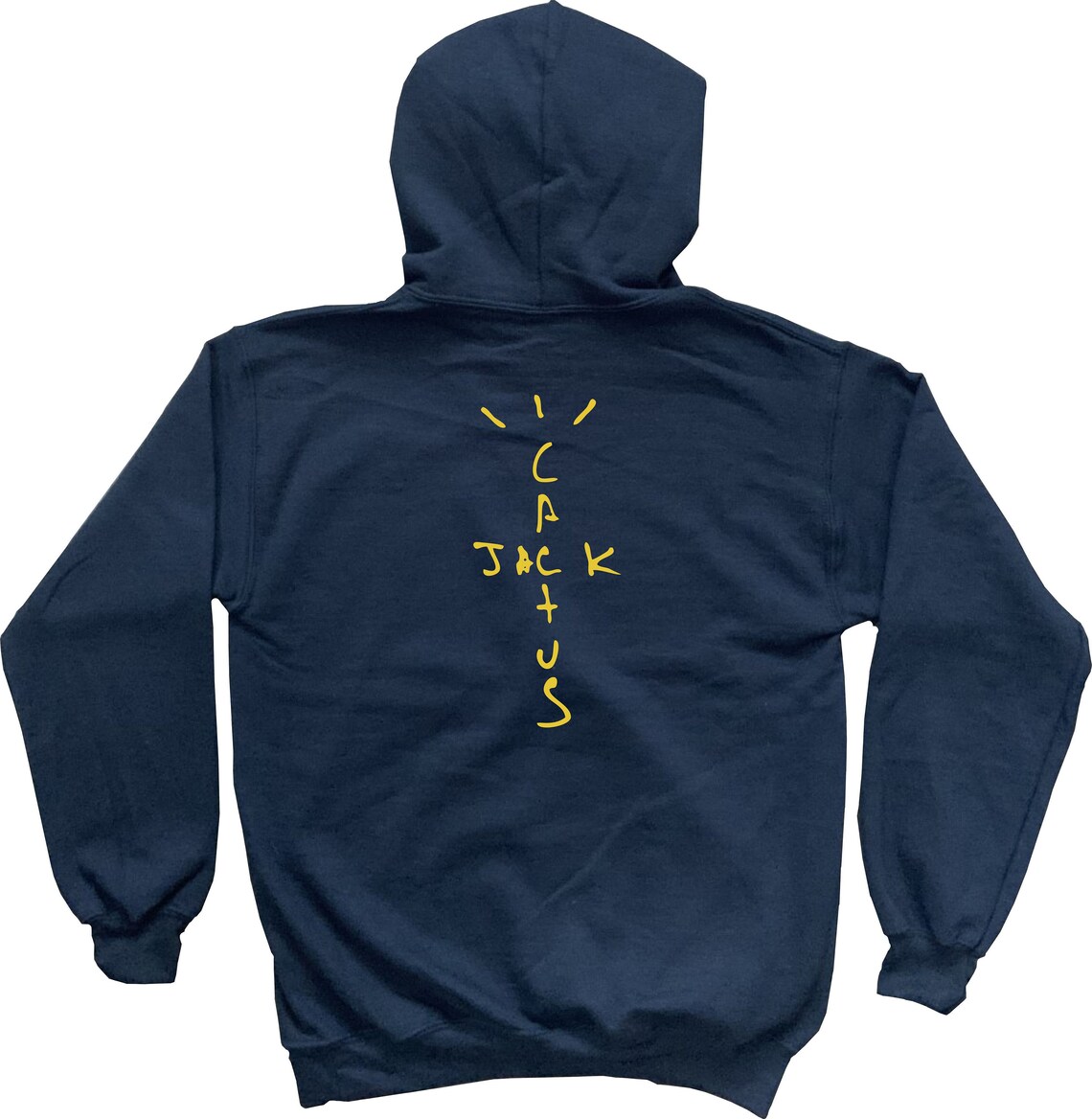 Cactus Jack Hoodie with Honey Comb Design on Front with Design Etsy