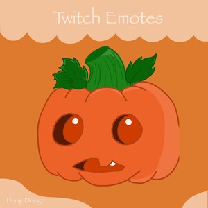 Twitch Emote - Cute Pumpkin