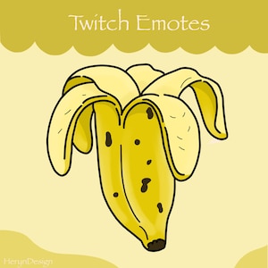 Bananaaaa: Twitch / Discord Emote