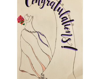 Custom Handmade Recycled Material Greeting Cards and Postcards