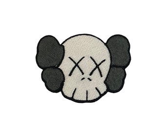 Hypebeast White Iron On Patch