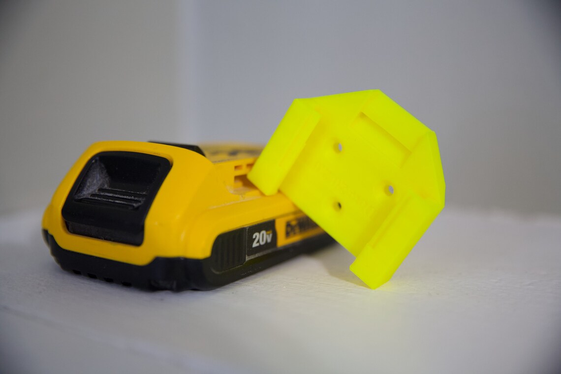 DeWalt 20v battery holder 3d printed | Etsy