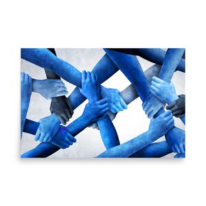 Together United Photo paper poster