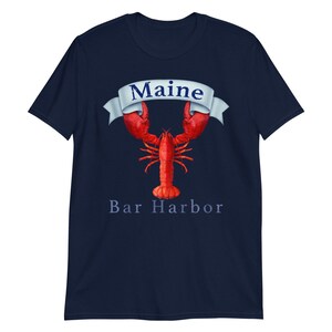 Maine State Bar Harbor Lobster Unisex T-Shirt