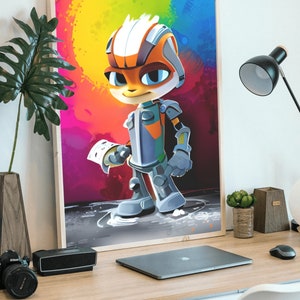 Ratchet And Clank Gamer Art / Print Art / Digital Download