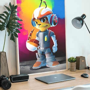 Ratchet And Clank Gamer Art / Print Art / Digital Download