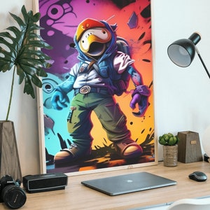 Doogel Kid Apocalypse Inspired Decorative Illustration / Wall Print Art / Digital Download