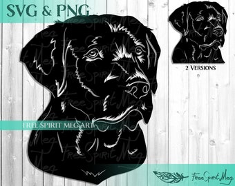 Black Labrador Retriever SVG & PNG, Chocolate Lab svg, Digital Download svg file for cricut, Yellow Lab svg, Peeking Dog svg, Labrador Head