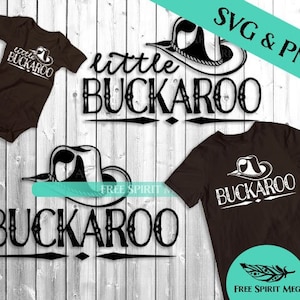 Cowboy Dad SVG & PNG, Fathers Day svg, Digital Download svg file for cricut, Western svg, Little Buckaroo svg, New Dad svg, Daddy and me