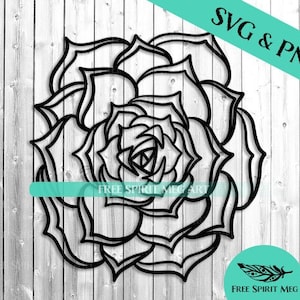 Sappige SVG & PNG, digitale download, bloem svg, boho svg, plant svg