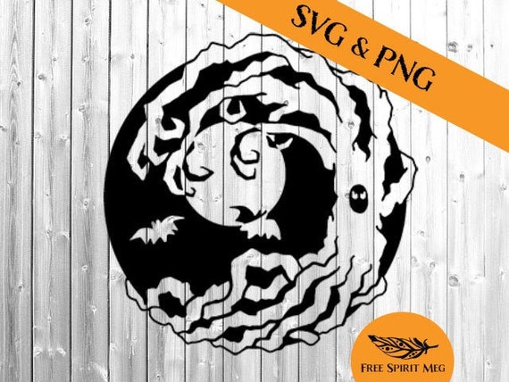 Halloween Tree SVG & PNG Digital Download for Cricut Spooky - Etsy