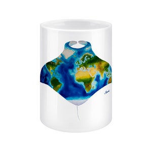 Oceanic Earth Manta Ray 15oz Mug