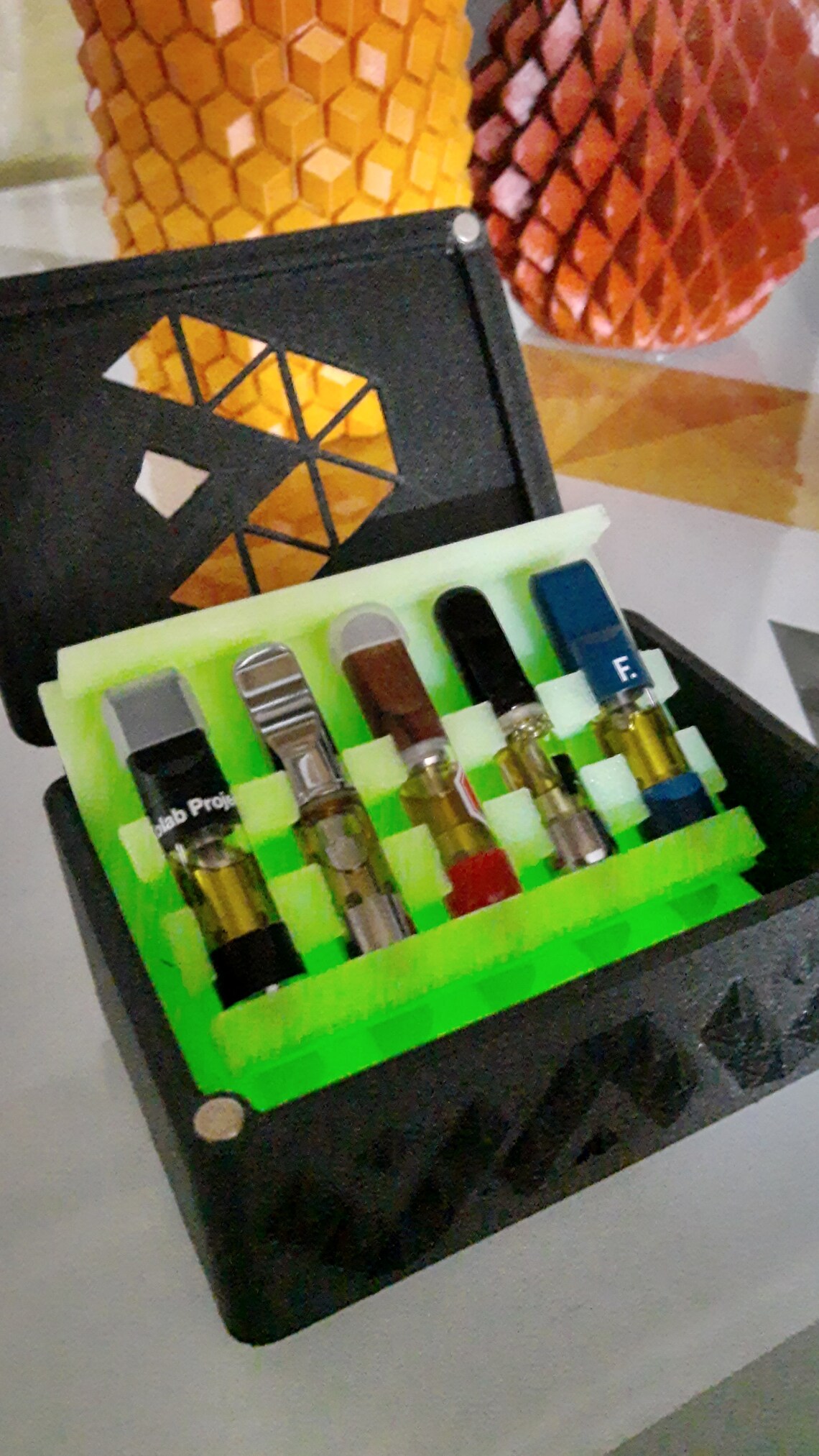 510 Cart Stash Box Vape Pen Cartridge Holder Travel Case Etsy Canada