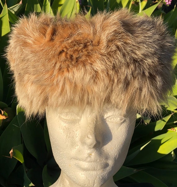 Vintage LILLYE Brand Beige Ladies Hat With Brown … - image 1