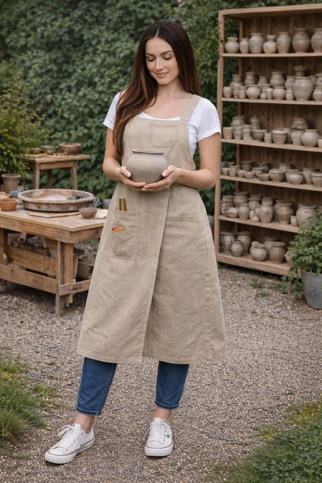 Pottery Apron Sewing - XS–3XL Digital PDF Pattern - Etsy